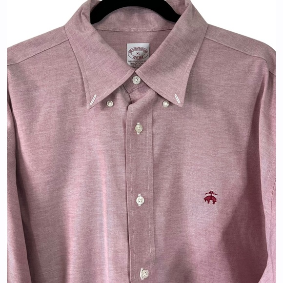 Brooks Brothers Mens XL Button Down Long‎ Sleeve Polo Oxford Shirt - Picture 2 of 6